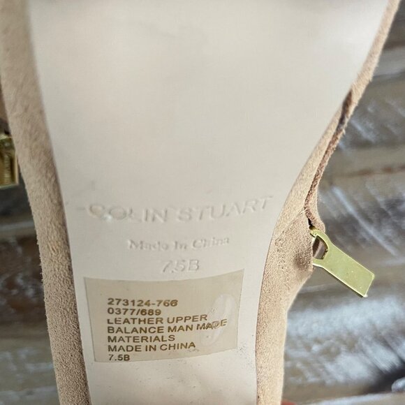 Colin Stuart Removable Faux Fur Ankle Booties Sz 7 1/2 - Picture 7 of 16